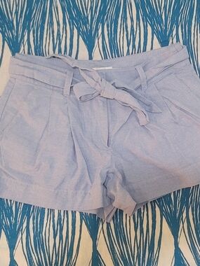 Vineyard Vines Blue Tie-Belt Shorts